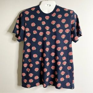 EIGHTY EIGHT Rose Blooms Short Sleeve Tee T-Shirt